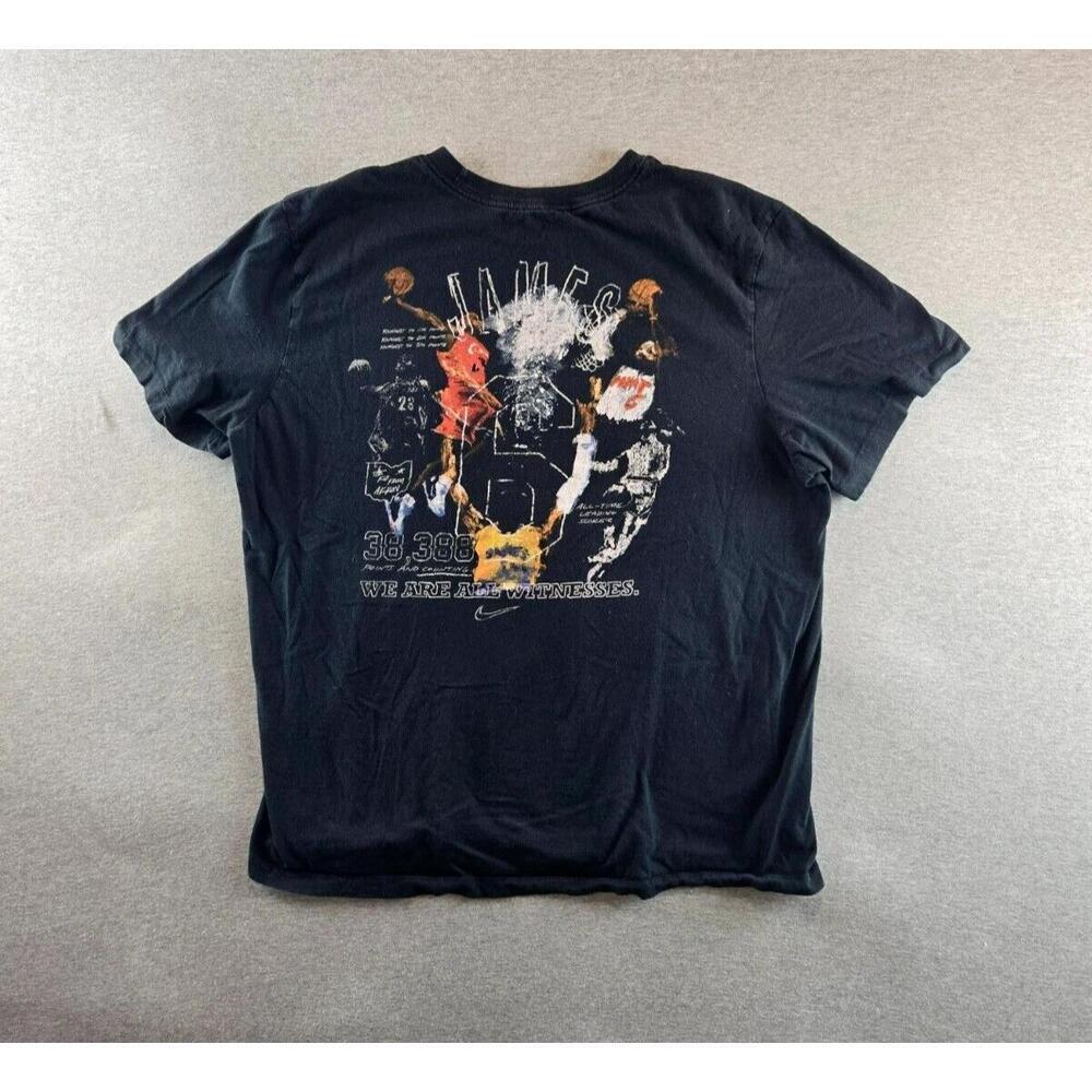 Lebron James Witness  All Time Scoring Record Lbj La T Shirt Men